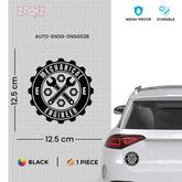 Mechanical Engineer Safety Tag for Vehicles